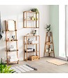 5 FIVE SIMPLY SMART - Miroir pivotant en Bambou H 39 cm - vignette