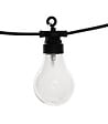 ATMOSPHERA - Guirlande Lumineuse Solaire façon guinguette 10 Ampoules transparentes LED Blanc chaud sur 5 mètres - vignette
