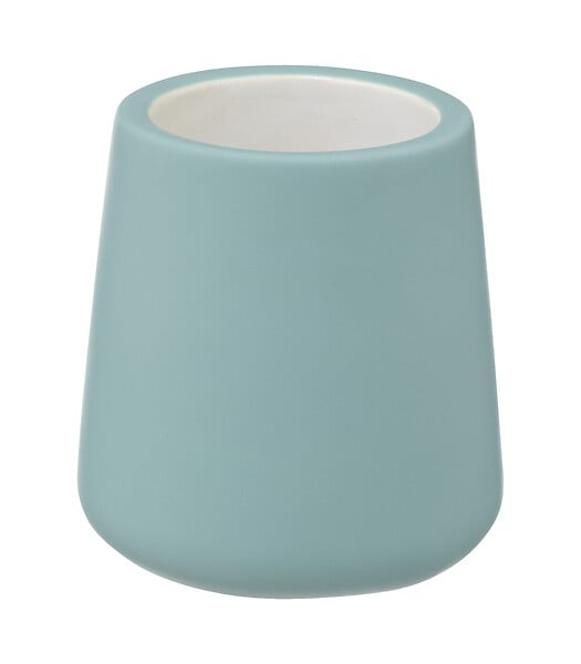 5 FIVE SIMPLY SMART - Brosse WC avec support en céramique Bleu artic - large