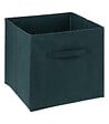 5 FIVE SIMPLY SMART - Boîte de rangement en tissu Vert pétrole 31 x 31 x 31 cm - vignette