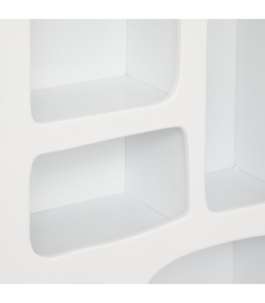 ATMOSPHERA - Étagère murale en Bois Blanc 45 x 65 cm - large