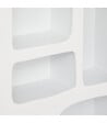 ATMOSPHERA - Étagère murale en Bois Blanc 45 x 65 cm - vignette