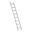 HOSTRÃ–M - Echelle simple StablePro 8 marches en aluminium, légère et durable, hauteur de travail maximale 3,2m, garantie 5 ans, charge maximale 150kg, Hostrom - vignette