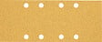BOSCH - Abrasif rectangle C470 Expert  93x185mm Grain 40 - 10 feuilles - 2608900853 - vignette