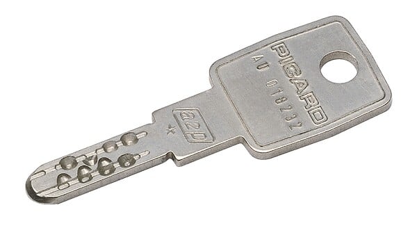PICARD - Mécanisme 3 points TRIDENT KABA gauche tirage or - PICARD SERRURES - 7000S0003 - large