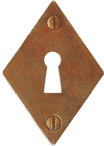 BOUVET - Rosace simple de style LV 102 laiton vieilli cylindre européen - BOUVET - 52240 - large