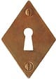 BOUVET - Rosace simple de style LV 100 fer rouillé bec de cane - BOUVET - 21413 - vignette