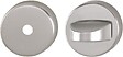 HOPPE - Paire de rosaces borgne champagne - HOPPE - 762941 - vignette