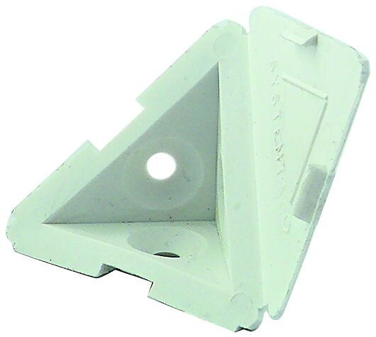 MONIN - Tac ecker polypropylène blanc 23,5x22,5mm boîte de 100 - MONIN - 511620 - large