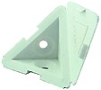 MONIN - Tac ecker polypropylène blanc 23,5x22,5mm boîte de 100 - MONIN - 511620 - vignette