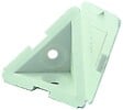 MONIN - Tac ecker polypropylène 3 faces blanc 27x60x54mm boîte de 50 - MONIN - 511870 - vignette
