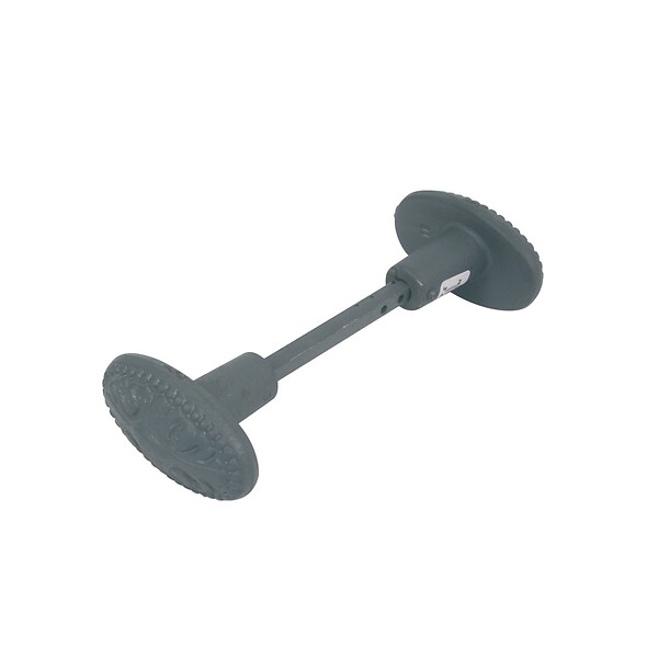 J.MASSARD - Bouton double 59/06 moderne tige 6 en fonte époxy gris - JARDINIER MASSARD - J575060 - large
