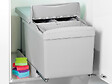 EMUCA - Poubelle de recyclage pour fixation inférieure et extraction automatique dans caisson de cuisine 1x16litres 2x7,5litres, Plastique gris - vignette