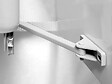 EMUCA - Poubelle de recyclage pour fixation inférieure et extraction automatique dans caisson de cuisine 1x16litres 2x7,5litres, Plastique gris - vignette