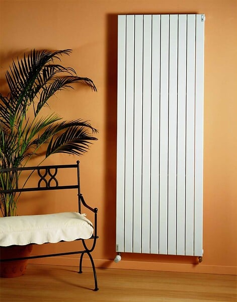 ACOVA - Radiateur Fassane Prem's - Vertical simple - Puissance 620W - H: 2000 - L: 296 - Blanc - large