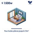 VOLTMAN - Chauffage électrique panneaux rayonnants 1500W - Voltman - vignette