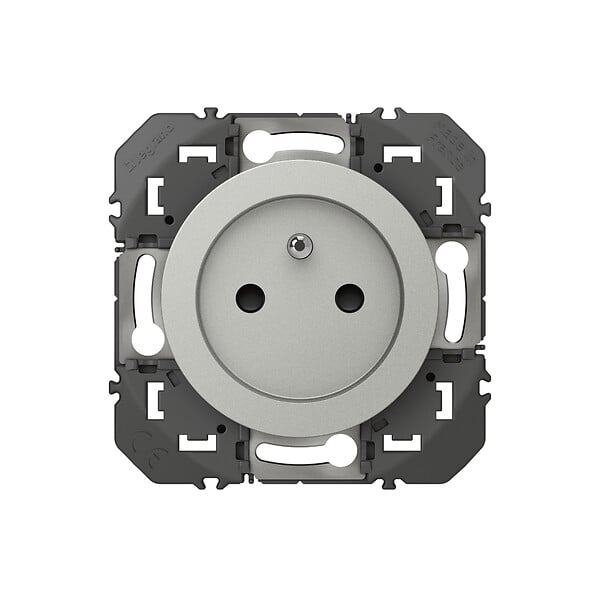 LEGRAND - Prise de courant 2P+T Dooxie - Aluminium - 16A - large