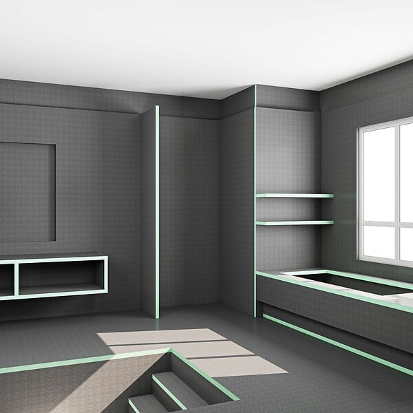 AICA SANITAIRE - AICA receveur de douche à carreler 1600x900mm recoupable sur mesure receveur douche italienne - large
