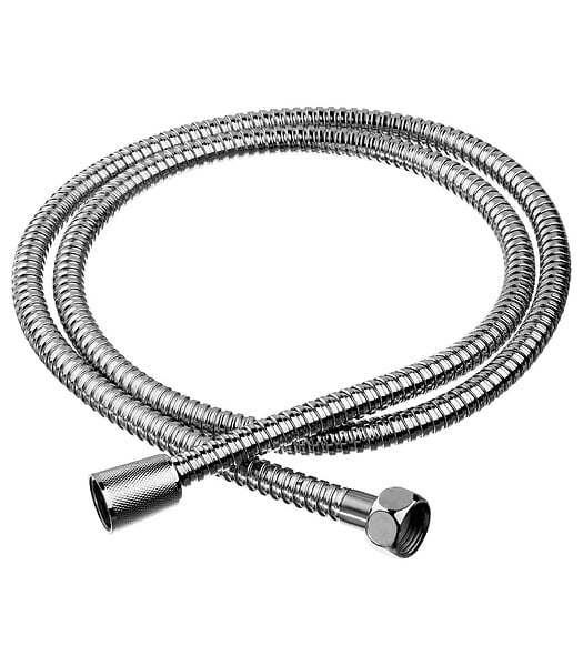 5 FIVE SIMPLY SMART - Pommeau de douche 1 fonction avec picots anti calcaire et flexible 1.5 m - large