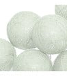 ATMOSPHERA - Guirlande décorative à piles 10 LED Boules en Coton Vert D 6 x L 165 cm - vignette