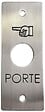 SEWOSY - Plaque inox gravée exit avec braille diamètre 19mm - SEWOSY - PPBP19_BE - vignette