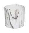 ATMOSPHERA - Lot de 2 Pots de fleurs en Céramique effet Marbre Noir & Blanc - vignette