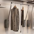 EMUCA - Penderie rabattable pour armoire Hang mural, 600-830, Chromé, Acier et Plastique - vignette