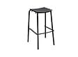 PROLOISIRS - Tabouret de jardin haut empilable Perfect - graphite 50 x 79 x 46 cm - vignette