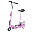 HOMCOM - Trottinette électrique 120 W pliable pour enfant de 7 à 12 ans hauteur guidon et selle réglable 10 Km/h max. rose - vignette
