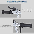 HOMCOM - Trottinette électrique 120 W pliable pour enfant de 7 à 12 ans hauteur guidon et selle réglable 10 Km/h max. rose - vignette