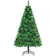 HOMCOM - Sapin de Noël artificiel 782 branches épines grand réalisme avec pommes de pin - hauteur 180 cm vert - vignette