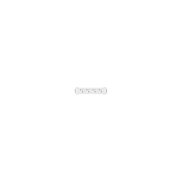 LEGRAND - Prise 4x 2P+T 16A pour goulotte 8 modules - Mosaic - blanc - Legrand - large