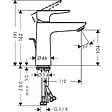 HANSGROHE - Robinet lavabo Hansgrohe Talis E avec sortie en bronze (71710140) - vignette