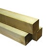 DEBARGE - Poteau carré - Pin du nord traité - Faces lisses- L2,40m 90x90mm - vignette