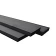 DEBARGE - Lot de 4 lames aluminium EVA gris - 21x145x2000mm - vignette