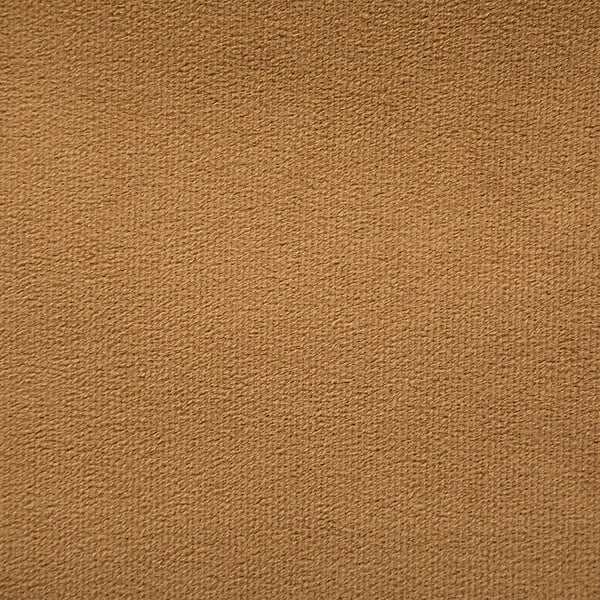 ATMOSPHERA - Pouf pliant et Coffre de rangement en velours Marron Caramel avec motifs - large