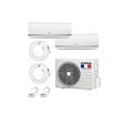 AIRTON - Pack Climatiseur reversible bi-split AIRTON - A Poser Soi-meme - 2500W - 2500W - Readyclim 2x6M - WIFI - vignette