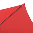 OVIALA - Toile pour parasol droit 3m rouge - Matera - vignette