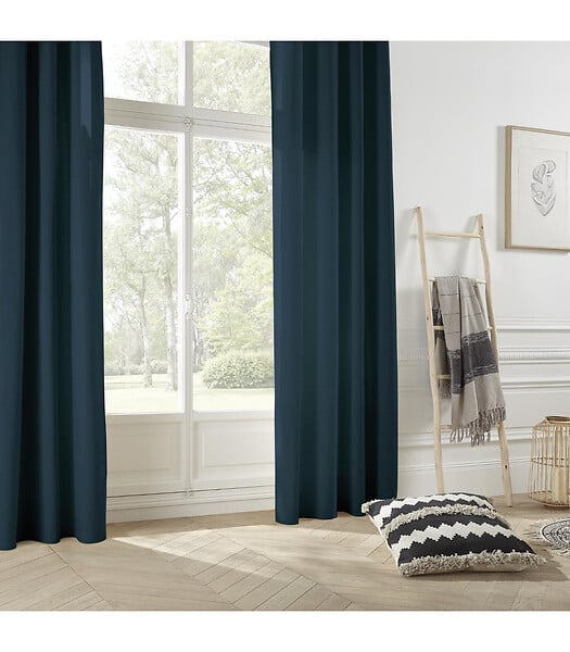 ATMOSPHERA - Rideau à œillets Tissu Panama canard 140 x 260 cm - large