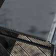 OVIALA - Coussin bain de soleil polyester gris 186x53x5 cm - Picchu - vignette