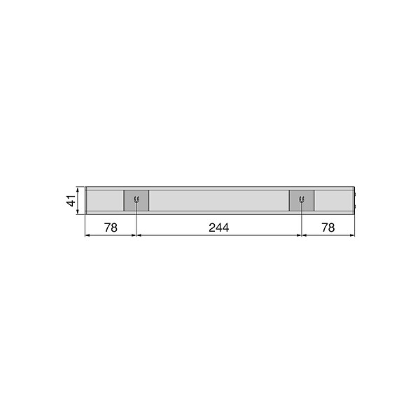 EMUCA - Luminaire LED Kaus Black rechargeable par usb avec capteur tactile, 400mm, Peint en noir, Plastique et Aluminium - large