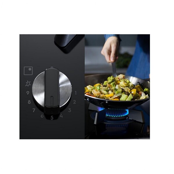 ELECTROLUX - Table De Cuisson Mixte 59cm 4 Feux Noir - KDI641723K - large