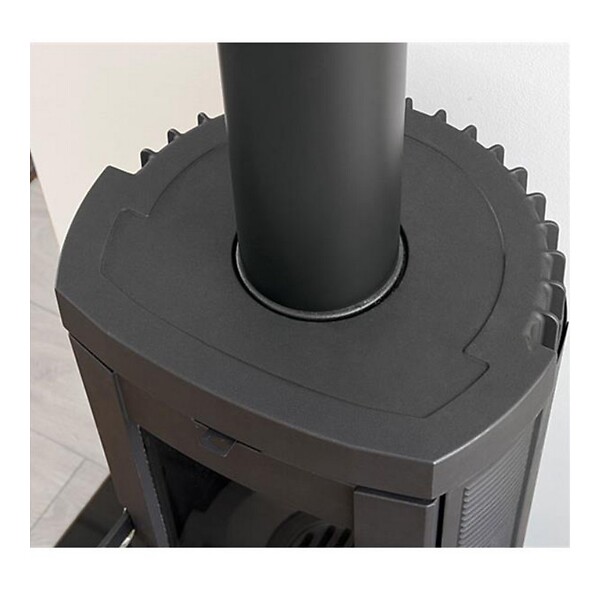NORDICA - Poêle à Bois 6.2kw Noir - 7119301 - large
