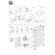 SECURY-T - Lot de 2 étagères de rayonnage modulables en métal, 5 étages, 175kg/par étagère - vignette