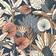 LUTECE - Nénuphar bleu, rose corail - vignette