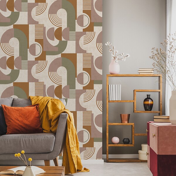 LUTECE - 70'S rose, terra - large