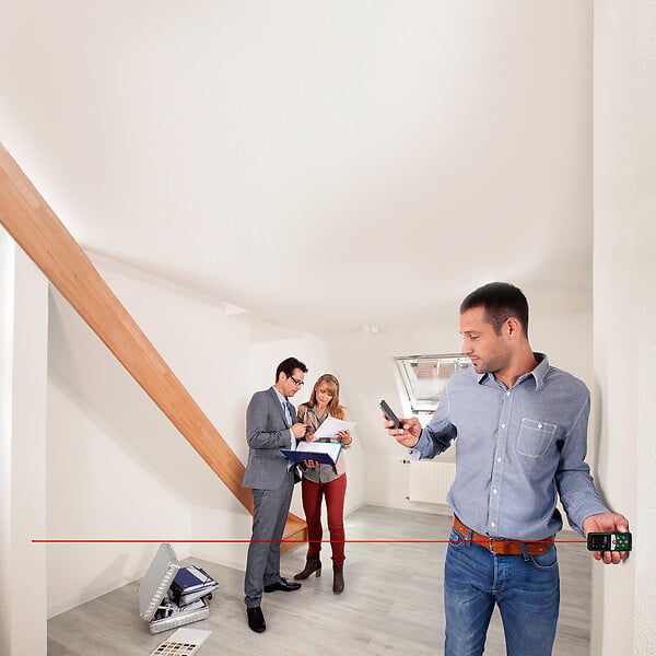 BOSCH - Télémètre laser connecté UniversalDistance 40C - mesure 40 m - large