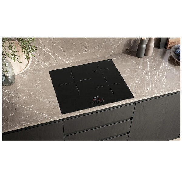 SIEMENS - table de cuisson induction 60cm 3 foyers 4600w noir - EU611BJB5E - large
