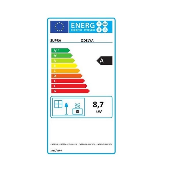 SUPRA - Poêle à Bois Fonte 8.7kw Noir - FR9016140B - large