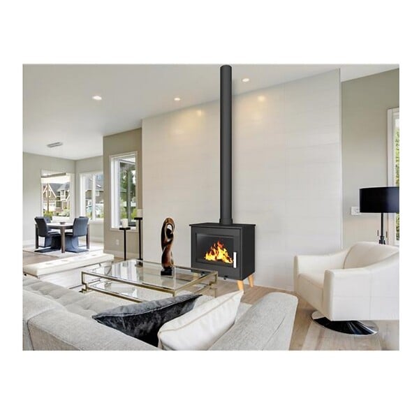 SUPRA - Poêle à Bois étanche 7.3kw Noir - FR9016170B - large